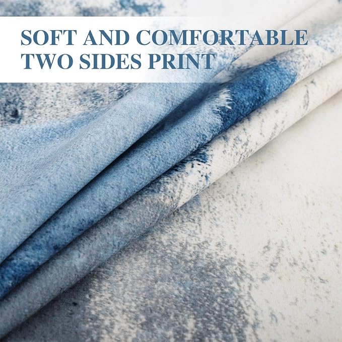 Throw Pillow Covers for Couch, 26x26 Inch, 2 Pack, Grey Blue | Decorative Throw Pillow Covers Cushion Covers for Couch Bedroom Sofa Living Room