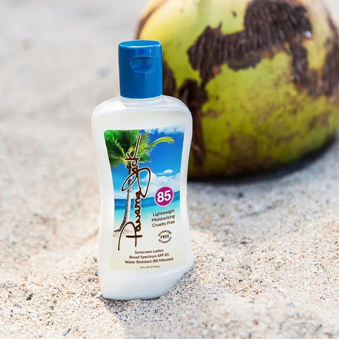 Panama Jack Sunscreen Suntan Lotion - SPF 85, Broad Spectrum UVA/UVB Protection, PABA, Paraben, Gluten & Cruelty Free, 6 FL OZ (Pack of 2)