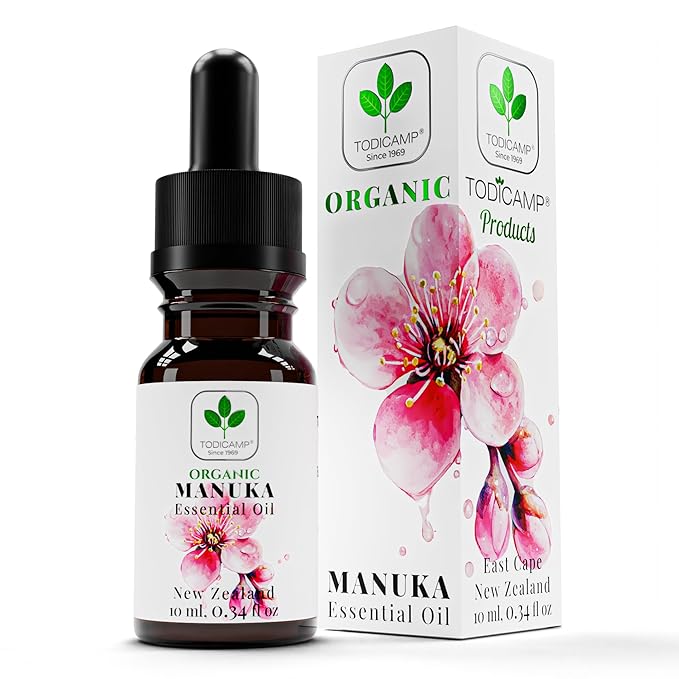100% Pure Manuka Oil from New Zealand | Therapeutic-Grade Essential Oil for Wound Care, Skin Soothing, Nail & Scalp Health | Undiluted, Cold-Pressed Manuka for Face, Hair & Body