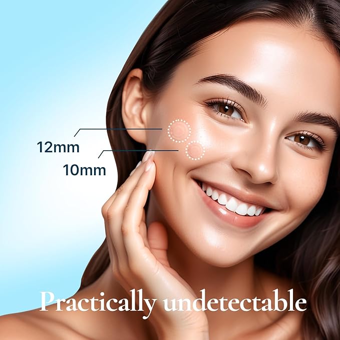 Discreet Acne Pimple Patch | Spot Cover & Treatment Solution Cystic Acne & Pimple | Hydrocolloid Facial Stickers | Waterproof Patches Invisibly Cover Pimples (2packs)