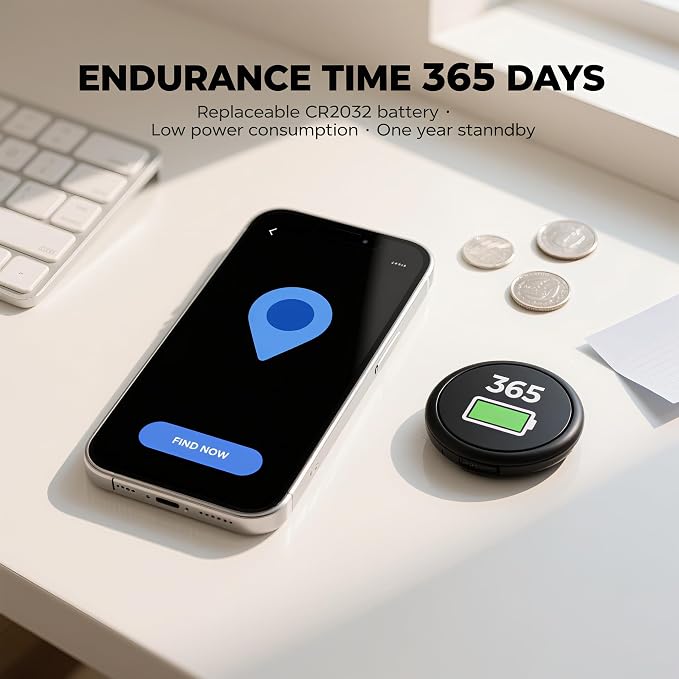 Cat Tracker with Collar (Android Only), GPS Tracker for Cats - No Monthly Fee | Waterproof | Real-Time Tracking | 365-Day Battery Life, Smart Item Locator for Pets, Cat Anti-Lost Device