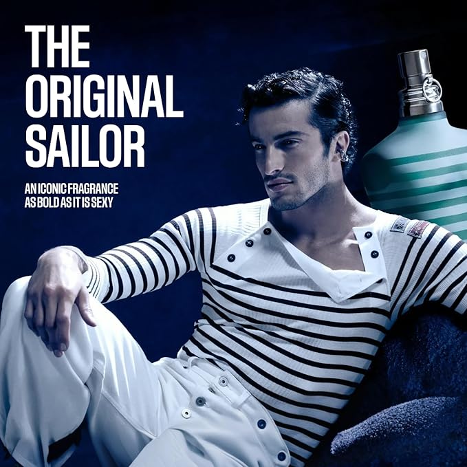 Jean Paul Gaultier Le Male Eau de Toilette - Long Lasting Amber Aromatic Cologne for Men with Fresh Mint, Lavender & Sensual Vanilla - Luxury Men's Cologne Spray, 1.4 oz