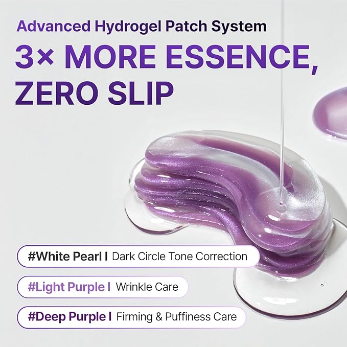 CENTELLIAN 24 360 Shot PDRN Glowing Eye Patch (6ea, 3 pairs) – Instant Depuffing & Dark Circle Revitalizing Hydrogel Under Eye Patches with PDRN, Retinol & Glutathione, Cooling Eye Bags Treatment