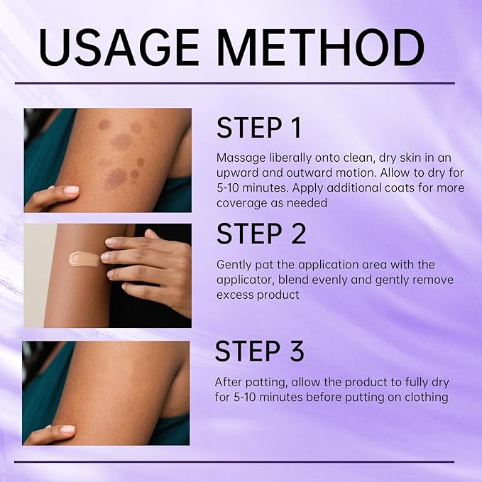 Body Coverage Perfector, Waterproof Leg & Body Makeup for Tattoo & Scar Cover Up, No Transfer Coverage Concealer with Brush, All Over Complexion Perfector for All Skin Tones (Golden Radiance)