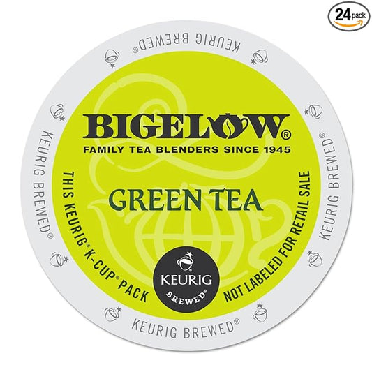 Bigelow Green Tea Keurig Single-Serve K-Cup Pods, (Pack of 24)