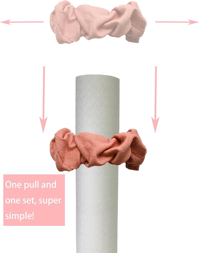 Yoga Mat Scrunchie - Yoga Mat Strap Band - Fits Most Size Mats (Not Suitable for Overly Thick Mats)