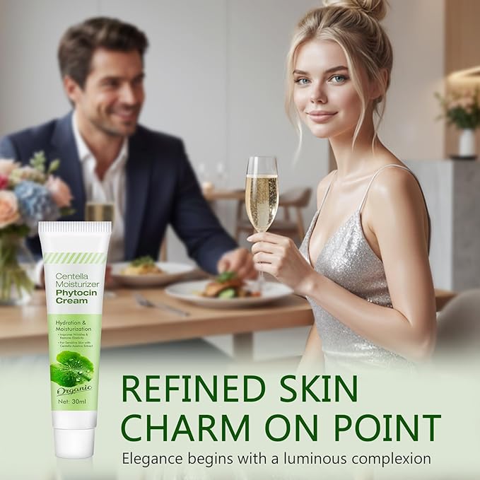 ITECFREELY Moisturizer Phytocin Cream, Natural Centellâ Asiatica Extract Cream for Sensitive Skin, Helps Soothe and Hydrate for Smoother Skin