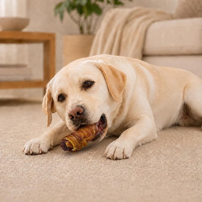MON2SUN Dog Treats, 3 Inch Rawhide-Free Chicken, Duck & Beef Rolls,21.16 oz | Easy-To-Digest Texture, Suitable for Small Dogs, Daily Reward Use, Made with Real Meat