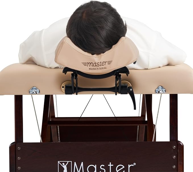 Master Massage Set Face Cradle, Cresent, Royal Blue