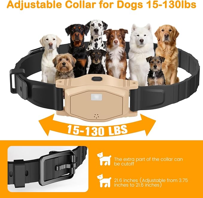 4-in-1 Wireless Dog Fence System for Medium Large Dogs, Remote Training