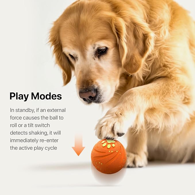 Interactive Dog Toys Automatic Bouncing Dog Ball for Small & Large Dogs