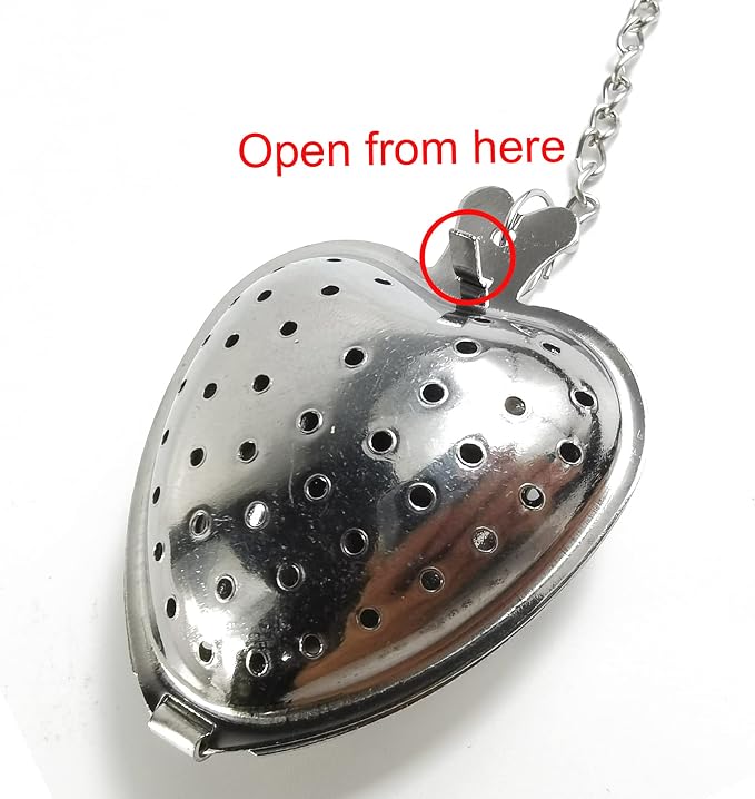 TIHOOD 15PCS Tea Strainer Stainless Steel Mesh Tea Ball Infuser Premium Tea Filter Tea Interval Diffuser with Extended Chain Hook for Loose Leaf Tea and Spices & Seasonings