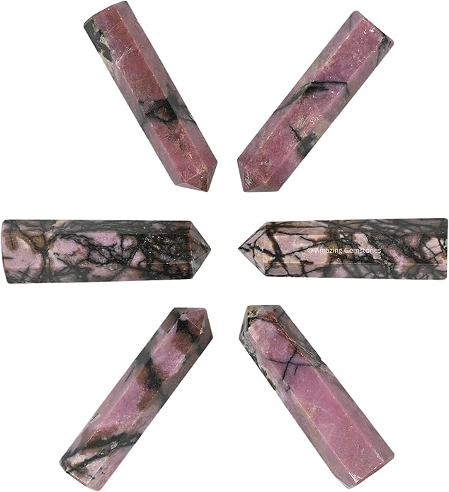 Amazing Gemstone Crystal Points Bulk Healing Crystals & Stones - Premium Single Terminated Healing Wand Point Bulk Crystals for Crafts, Crystal Grid, DIY Work