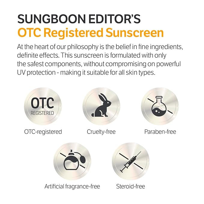 SUNGBOON EDITOR Daily Invisible Blurring Sunscreen with Broad Spectrum SPF 40 Invisible Sunscreen for Face, Makeup Primer spf, 50ml, 1.69 fl.oz, Oil Free, Weightless (Pack of 2)