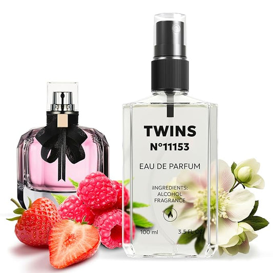 TWINS Impression of Mon Paris | Perfume for Women Eau de Parfum | No.11153 | 3.4 Fl Oz / 100 ml