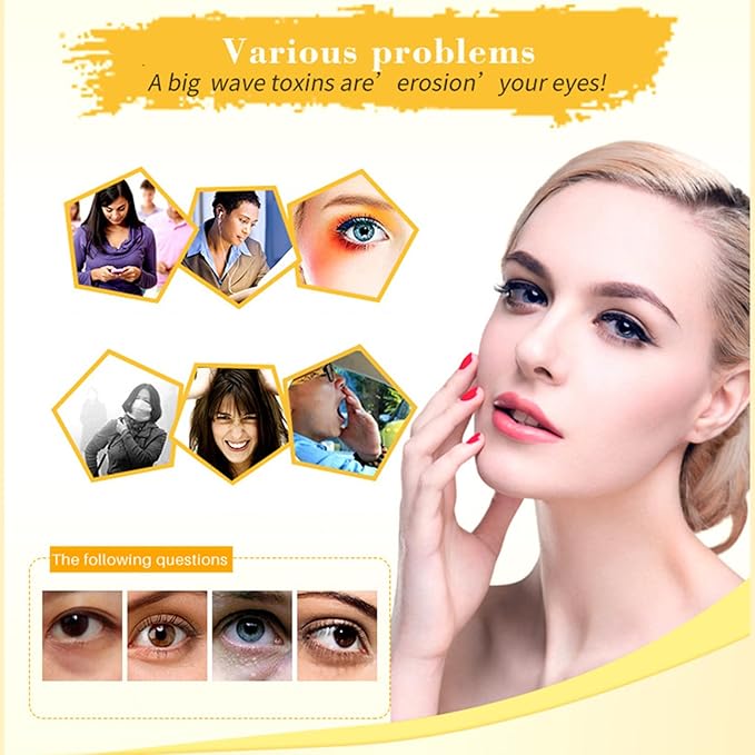 Under Eye Mask Patches, 30 Pairs Collagen Hydrating Moisturizing Smoothing Gel Pads for Puffy Eyes Bags,Dark Circles,Puffiness,Fine Lines,Wrinkles,Anti-Aging Blueberry