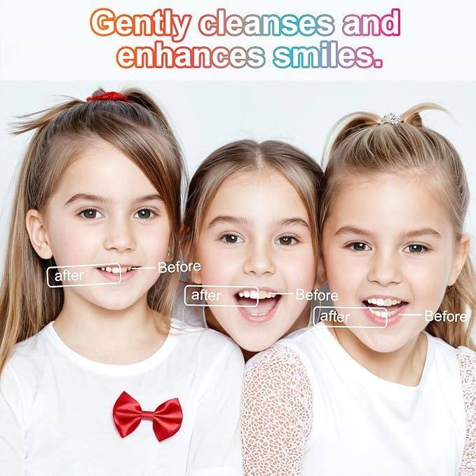 PRASBURR Toddler Toothbrush - Kids Toothbrush Soft Bristles with Suction Cup for Easy Storage, for Age 2-4 and Older, Pack of 4
