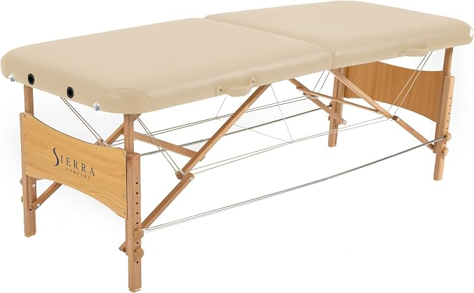 Sierra Comfort Basic Portable Massage Table, SC-500 (Beige)