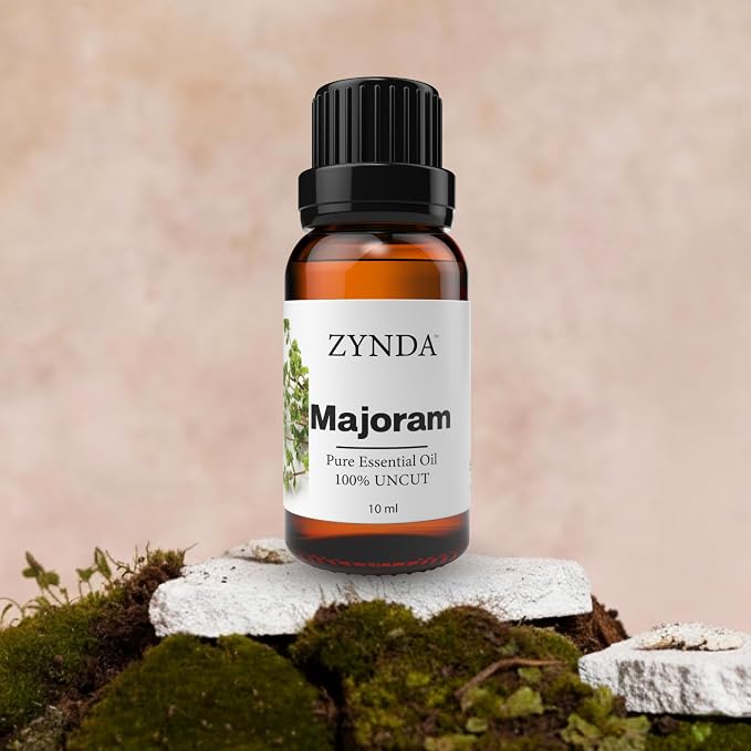 Marjoram Essential Oil – 100% Pure, Natural & Organic | Calming Aromatherapy Body Oil for Skin & Relaxation | Lab-Tested Uncut Essential Oils - 10ML
