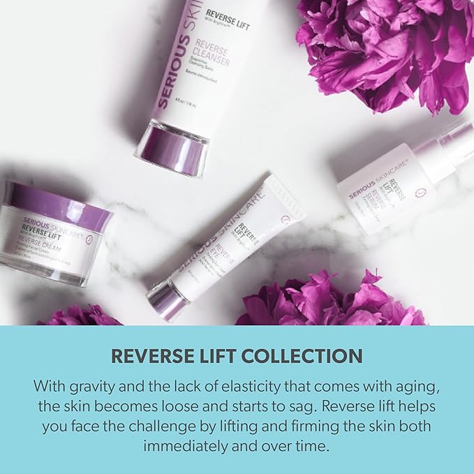 Collagen Based Conductive Activator Gel for Use with Face Microcurrent Toning, Body Contouring, RF Facial Machine - Hydrating Non-Sticky Formula - Easy Glide - Serious Skincare Reverse Lift 4 oz