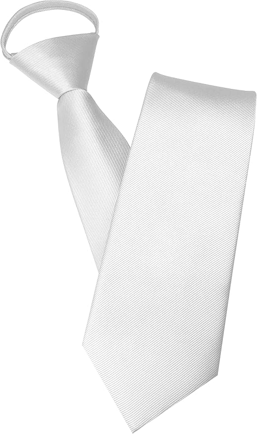 JEMYGINS 3.15“Solid Color Pre-tied Adjustable Necktie for Business and Wedding