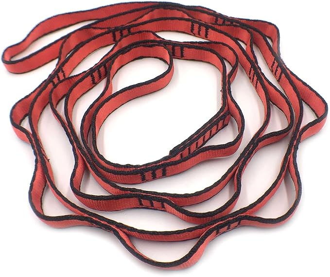 KIKIGOAL 2pcs Safety Daisy Chains Strong Climbing Strap Adjustable Nylon Strap Rope Yoga Pilates Stretching Straps