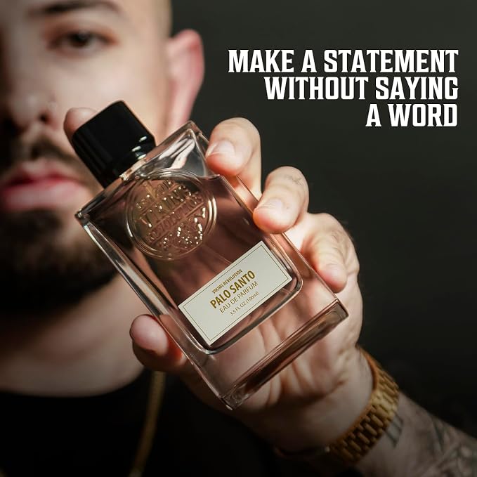 Viking Revolution Palo Santo Cologne for Men - Eau de Parfum - With notes of Palo Santo, Wild Pine, Bergamot, Incense, White Sage, Cedarwood, and Raw Resin - Gifts for Men 3.4 Fl Oz