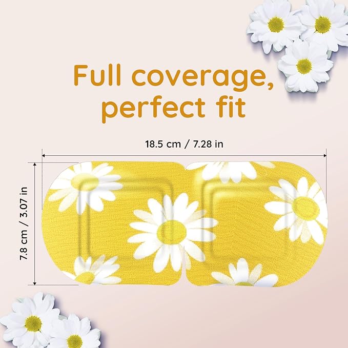 16 Pack Chamomile Steam Eye Mask for Dryness, Puffiness, Strain & Relaxation, Heated Eye Mask for Sleep & Travel, Self-Heating & Disposable Warm Compress, Travel Essentials, Relaxation Gifts for Women