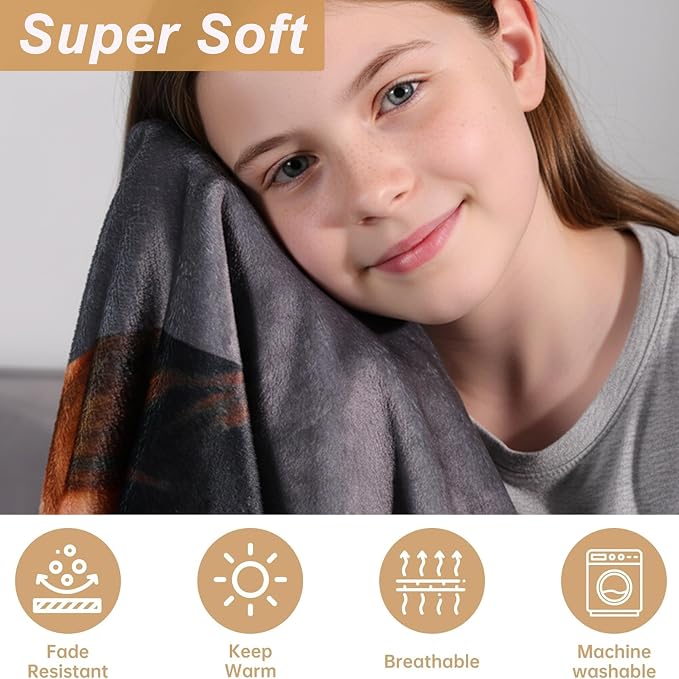 DayOfShe Custom Blanket Throws with Photos, Personalized Gifts for Women, Customized Blankets Gifts for Mom Dad,Christmas Throw Blankets Gifts for Grandkids Girlfriend Boyfriend Couples