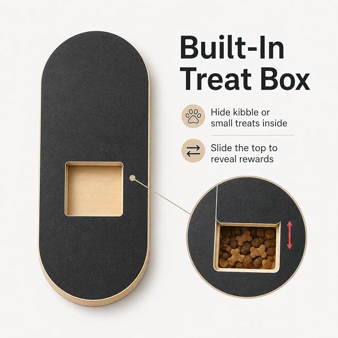 Dog Nail Scratch Board Scratcher Treat Dispenser Non-Slip Nail File Board (C)