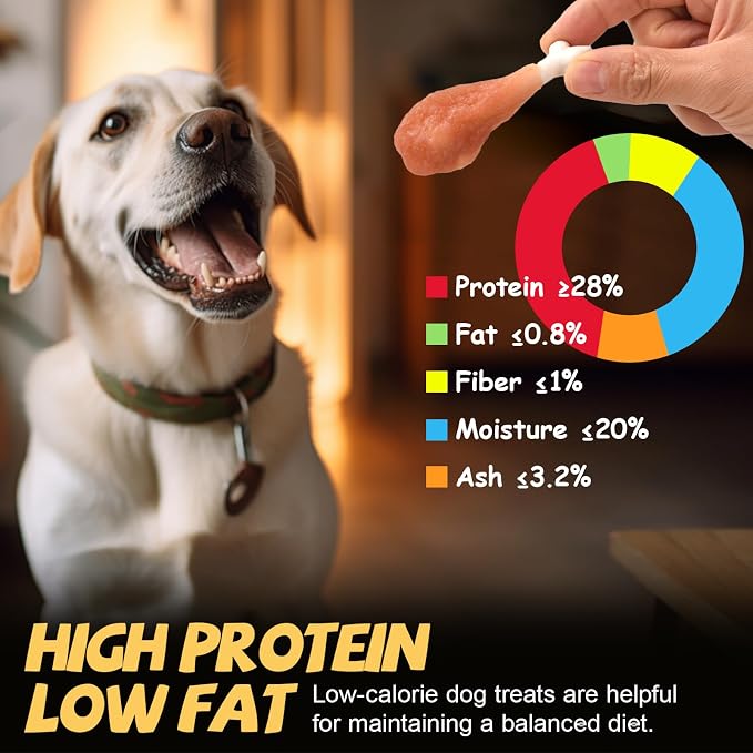 Dog Treats Chews Rawhide Free Chicken Calcium Bone Snacks 10.6OZ | Teeth Clean Breath Fresh Dog Training Treats Real Chicken for Small Dogs Medium Dogs Healthy Pet Snacks