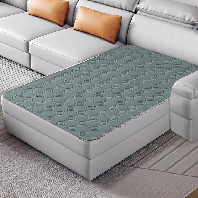 ZNSAYOTX Ultimate Cozy Blankets (40"x50") 100% Waterproof Chaise Mat Blanket for Dog Pets, Bed Couch Sofa Protector with Non-Slip Back Washable Durable, Pee Scratch Proof Easy to Clean (Dark Grey)
