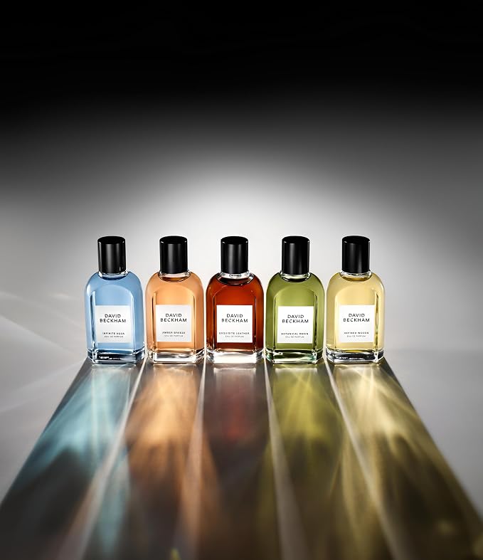 David Beckham Collection Exquisite Leather Eau de Parfum 3.3 fl oz (Pack of 1), Notes of Apple, Bourbon Leather, and Sandalwood, Men's Fragrance, Long Lasting, Everyday Fragrance, Travel Size