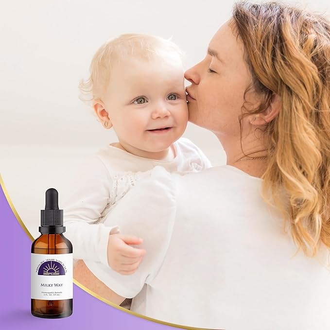 Milky Way from Midwife Made Naturals-All Natural Homeopathic Remedy Drops for Breastfeeding. Non-Toxic, Non-GMO,2 FL.OZ. Gotas Homeopaticas Para Amamantar