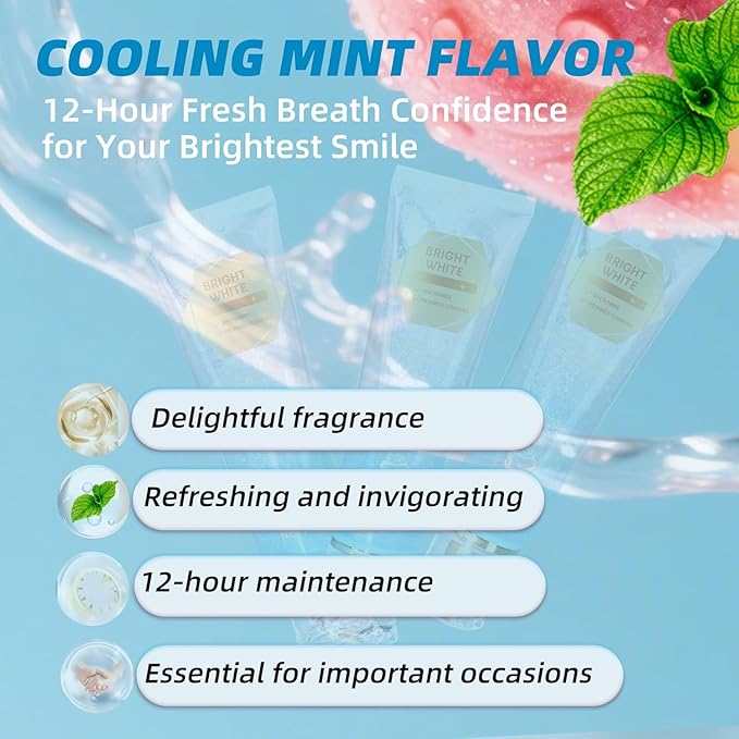2Pack Niacinamide Whitening Toothpaste,Remove Tooth Stains,Niacinamide Intensive Toothpaste,Protects Tooth Enamel，Freshens Breath 24 Hours.