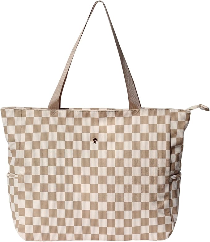 ESVAN LARGE BEACH BAG Water Resistant Lightweight 20 inch Women Oversize Tote Bag for Gym Beach Travel Pool Yoga Nurse