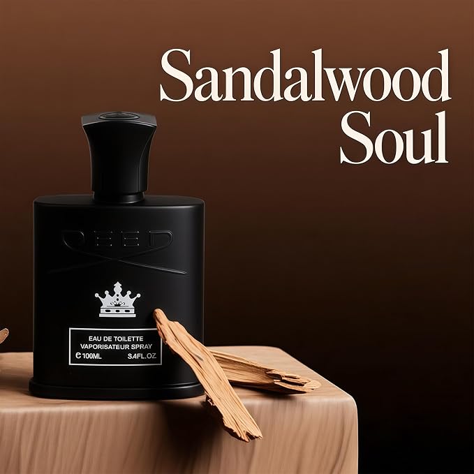 AFLUXE King-D Black Long-Lasting Cologne for Men | Lemon, Violet Leaves, & Sandalwood Scent | Eau de Toilette 100ml Spray | Day to Night Fragrance