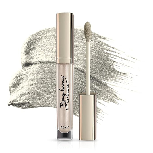 Diamond Gloss Clear Lip Gloss for Women – Non-Sticky, Vitamin Infused & Tocopherol – Long Lasting, High Shine, Clean Formula –Clear Lipgloss, 1 Pack