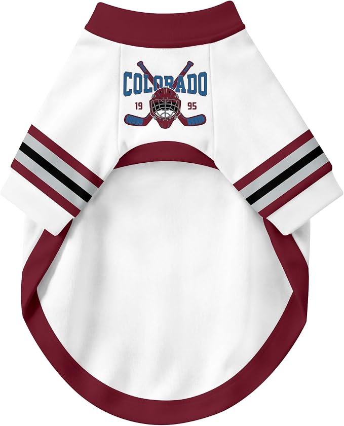 Colorado Dog Clothes Personalized Pet T Shirt for Dogs Gift | Custom Name Number Jersey Style Pet Shirt for Dog