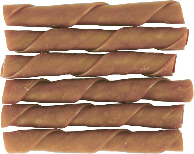 SmartBones Stuffed Twistz Rawhide-Free Dog Treats, Peanut Butter, 6 Count | With Real Peanut Butter & Chicken, Easy To Digest Chew, No Artificial Preservatives or Flavors, For Adult Dogs
