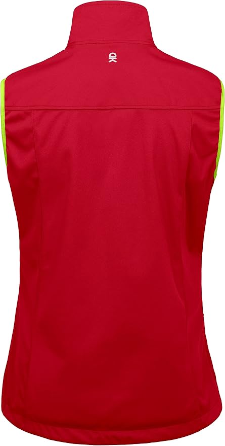 Little Donkey Andy Women's Lightweight Softshell Vest, Windproof Sleeveless Jacket for Running Hiking Travel