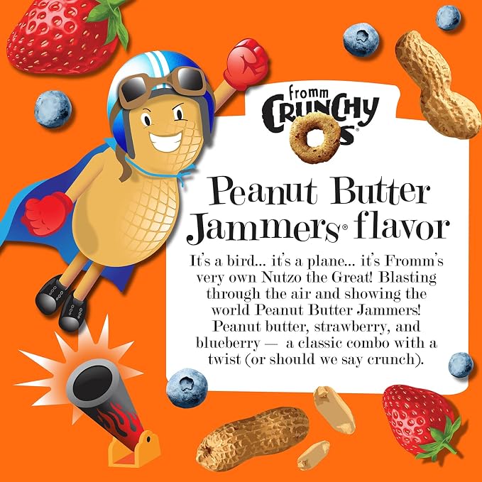 Fromm Crunchy Os Peanut Butter Jammers Dog Treats - (3) 6 oz Bags