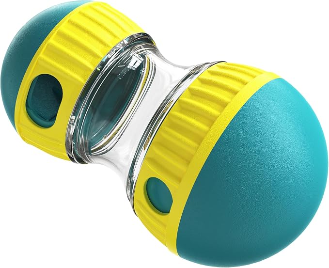 Dog Treat Dispenser Toy, 5.29oz Capacity, Promotes Slow Eating Habit