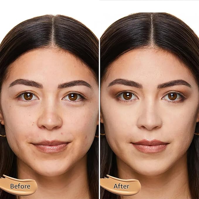 Mushroom Head Air Cushion CC Cream - BB Cream Face Makeup Foundation for Mature Skin Moisturizing Concealer Brighten Long-Lasting, Even Skin Tone for All Skin Types (2PCS Natural)