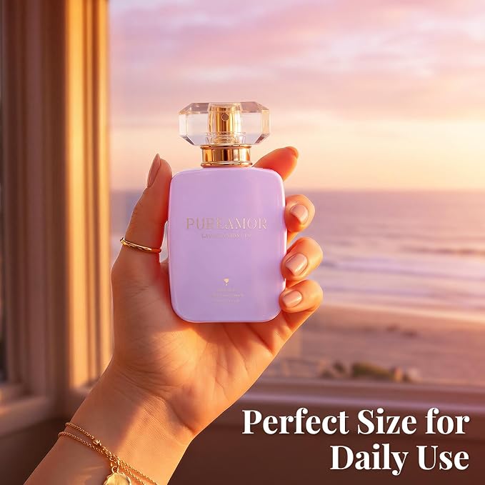 PUREAMOR Pheromone Perfume for Women, Lavanda Vida Extrait de Parfum Spray – Bold Floral Scent with Lavender, Orange Blossom & Vanilla, Long Lasting Fragrance, 1.0 oz / 30 ml