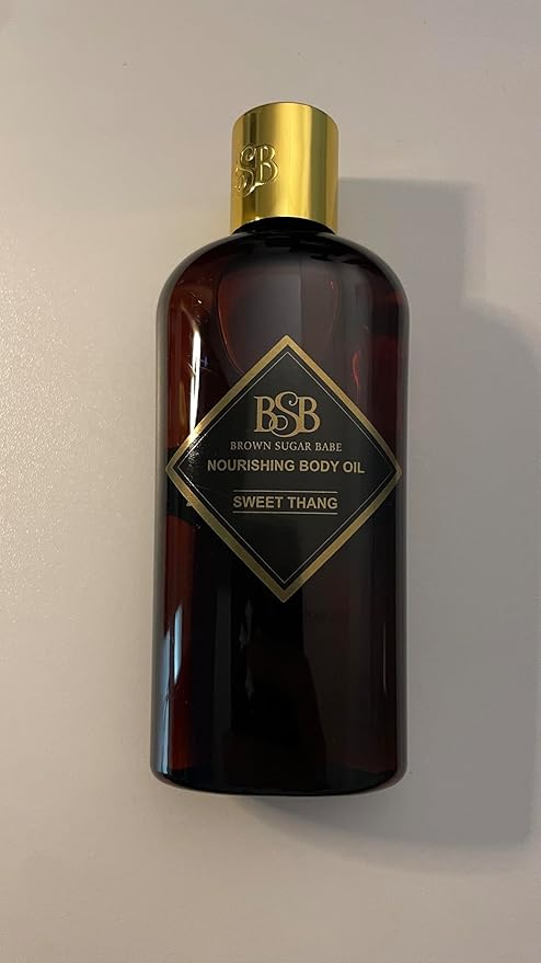 Brown Sugar Babe Sweet Thang Body Oil, Nourishing Oil for Women, Scented Skin Care, Perfume Body-Oil, Paraben Free, Made in USA