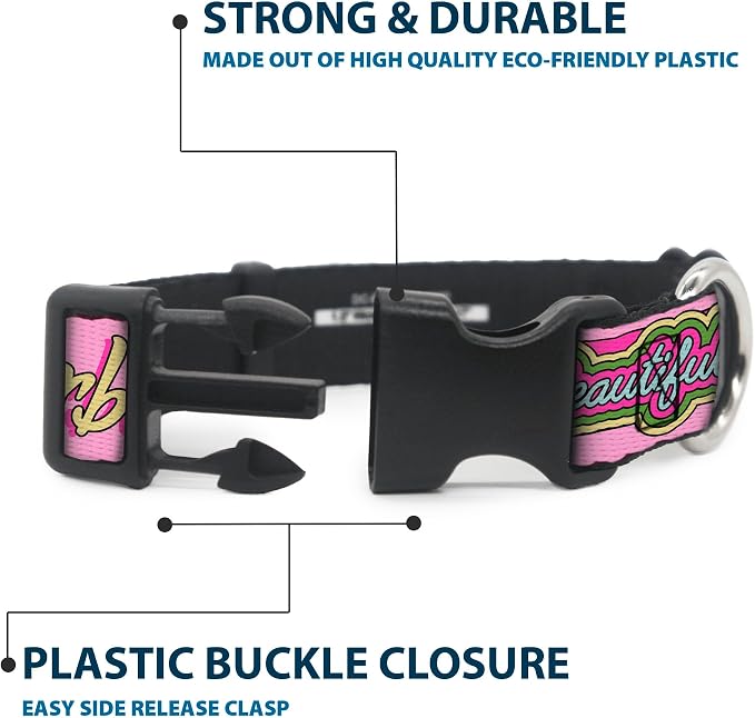 Barbie Plastic Clip Dog Collar