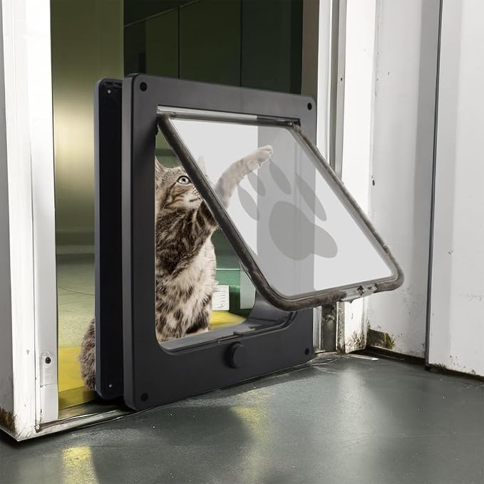Cat Door Smart Magnetic Pet Supplies