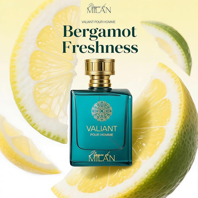 A CENTER Men's Cologne Gift Set of 4(MilanValian&VintageH&GuiltB&LionBlu) - 3.4 Fl Oz Each | Vanilla Bourbon, Leather & Amber Floral Fragrance | Luxury Eau de Toilette