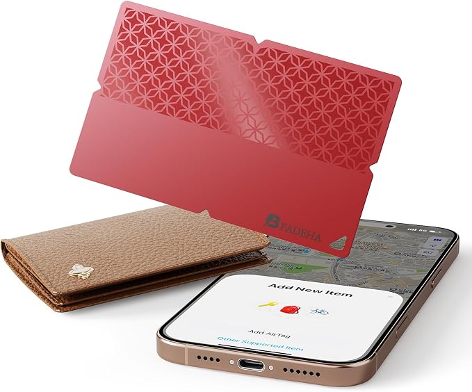 2026 Apple MFi Certified Wallet Tracker Smart Card for Find My iPhone Ultra Thin Air Tracker Tag for Travel, 5 Years+ Staying Power, IP69 Waterproof, Key Finder & Item Locator for Keys, Bags, Passport | Ultra Thin Air Tracker Tag for Travel, 5 Years+ S...